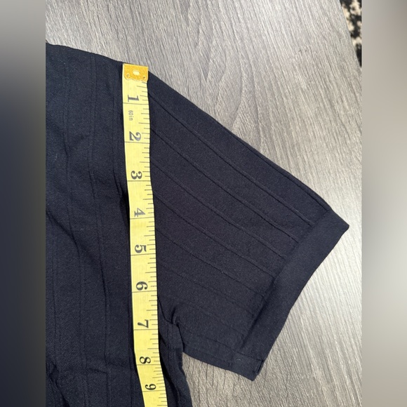 Dynamite Black Shirt with White Collar - Picture 14 of 15